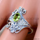 Peridot 925 Sterling Silver Ring (SJWR-2947)