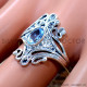 Blue Topaz 925 Sterling Silver Ring (SJWR-2948)
