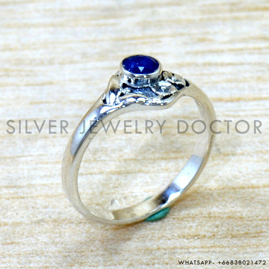 Iolite 925 Sterling Silver Ring (SJWR-2950)