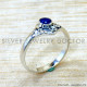 Iolite 925 Sterling Silver Ring (SJWR-2950)