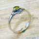 Peridot 925 Sterling Silver Ring (SJWR-2951)