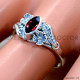 Garnet 925 Sterling Silver Ring (SJWR-2952)