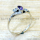 Amethyst 925 Sterling Silver Ring (SJWR-2954)
