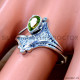 Peridot 925 Sterling Silver Ring (SJWR-2961)
