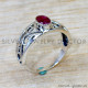 Ruby 925 Sterling Silver Ring (SJWR-2962)