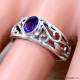 Amethyst 925 Sterling Silver Ring (SJWR-2964)