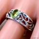 Peridot 925 Sterling Silver Ring (SJWR-2965)