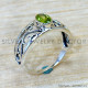 Peridot 925 Sterling Silver Ring (SJWR-2965)