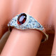 Garnet 925 Sterling Silver Ring (SJWR-2966)