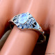 Rainbow Moonstone 925 Sterling Silver Ring (SJWR-2971)
