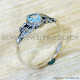 Blue Topaz 925 Sterling Silver Ring (SJWR-2974)