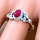 Ruby 925 Sterling Silver Ring (SJWR-2975)