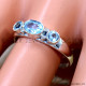 Blue Topaz 925 Sterling Silver Ring (SJWR-2983)