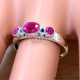 Ruby 925 Sterling Silver Ring (SJWR-2984)