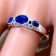 Sapphire 925 Sterling Silver Ring (SJWR-2985)