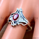 Ruby 925 Sterling Silver Ring (SJWR-2987)