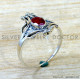 Ruby 925 Sterling Silver Ring (SJWR-2987)
