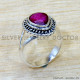 Ruby 925 Sterling Silver Ring (SJWR-2991)