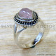 Rose Quartz 925 Sterling Silver Ring (SJWR-2992)