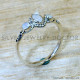 Rainbow Moonstone 925 Sterling Silver Ring (SJWR-3003)