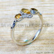 Citrine 925 Sterling Silver Ring (SJWR-3005)