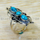 Turquoise 925 Sterling Silver Ring (SJWR-3007)