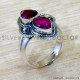 Ruby 925 Sterling Silver Ring (SJWR-3015)