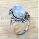Rainbow Moonstone 925 Sterling Silver Ring (SJWR-3024)
