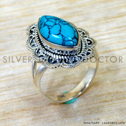 Turquoise 925 Sterling Silver Ring (SJWR-3025)