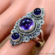 Amethyst 925 Sterling Silver Ring (SJWR-3036)