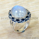 Rainbow Moonstone 925 Sterling Silver Ring (SJWR-3039)