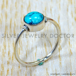 Turquoise 925 Sterling Silver Ring (SJWR-3053)