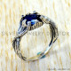 Sapphire 925 Sterling Silver Ring (SJWR-3054)