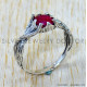 Ruby 925 Sterling Silver Ring (SJWR-3056) Ruby 925 Sterling Silver Ring (SJWR-3056)