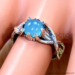 Chalcedony 925 Sterling Silver Ring (SJWR-3062)