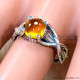 Amber 925 Sterling Silver Ring (SJWR-3063) Amber 925 Sterling Silver Ring (SJWR-3063)