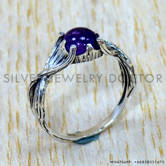 Amethyst 925 Sterling Silver Ring (SJWR-3064) Amethyst 925 Sterling Silver Ring (SJWR-3064)