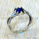 Sapphire 925 Sterling Silver Ring (SJWR-3069)