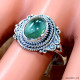 Green Onyx 925 Sterling Silver Ring (SJWR-3073) Green Onyx 925 Sterling Silver Ring (SJWR-3073)