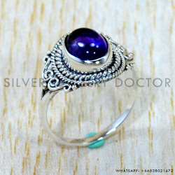 Amethyst 925 Sterling Silver Ring (SJWR-3075)