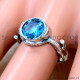Blue Topaz 925 Sterling Silver Ring (SJWR-3076) Blue Topaz 925 Sterling Silver Ring (SJWR-3076)