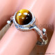 Tiger Eye 925 Sterling Silver Ring (SJWR-3078) Tiger Eye 925 Sterling Silver Ring (SJWR-3078)
