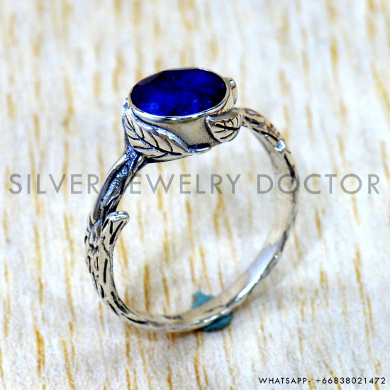 Sapphire 925 Sterling Silver Ring (SJWR-3087) Sapphire 925 Sterling Silver Ring (SJWR-3087)