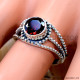 Garnet 925 Sterling Silver Ring (SJWR-3093) Garnet 925 Sterling Silver Ring (SJWR-3093)