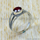 Ruby 925 Sterling Silver Ring (SJWR-3094)