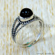 Black Onyx 925 Sterling Silver Ring (SJWR-3096)