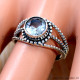 Blue Topaz 925 Sterling Silver Ring (SJWR-3102) Blue Topaz 925 Sterling Silver Ring (SJWR-3102)