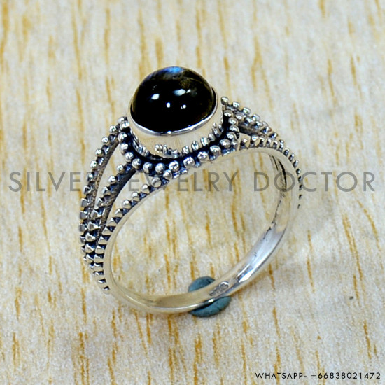 Labradorite 925 Sterling Silver Ring (SJWR-3105)