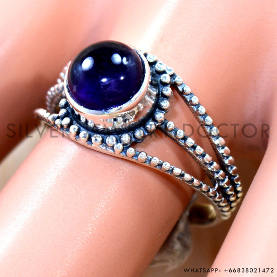 Amethyst 925 Sterling Silver Ring (SJWR-3107) Amethyst 925 Sterling Silver Ring (SJWR-3107)