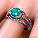 Emerald 925 Sterling Silver Ring (SJWR-3109) Emerald 925 Sterling Silver Ring (SJWR-3109)